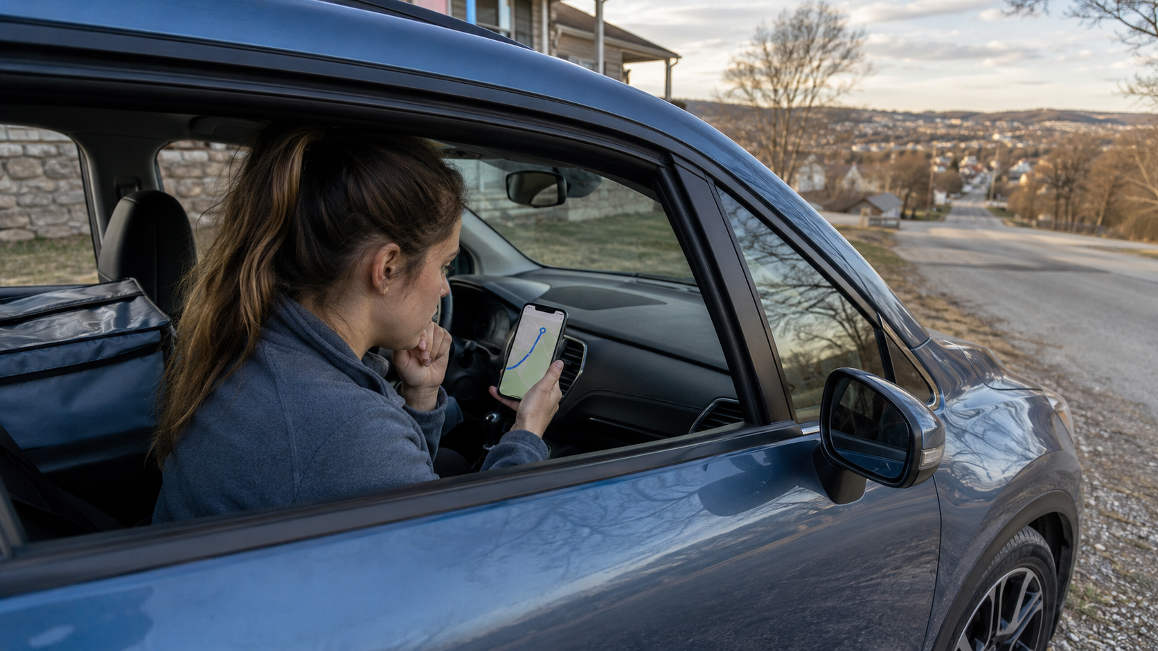 Should Delivery Drivers Count Return Miles?
